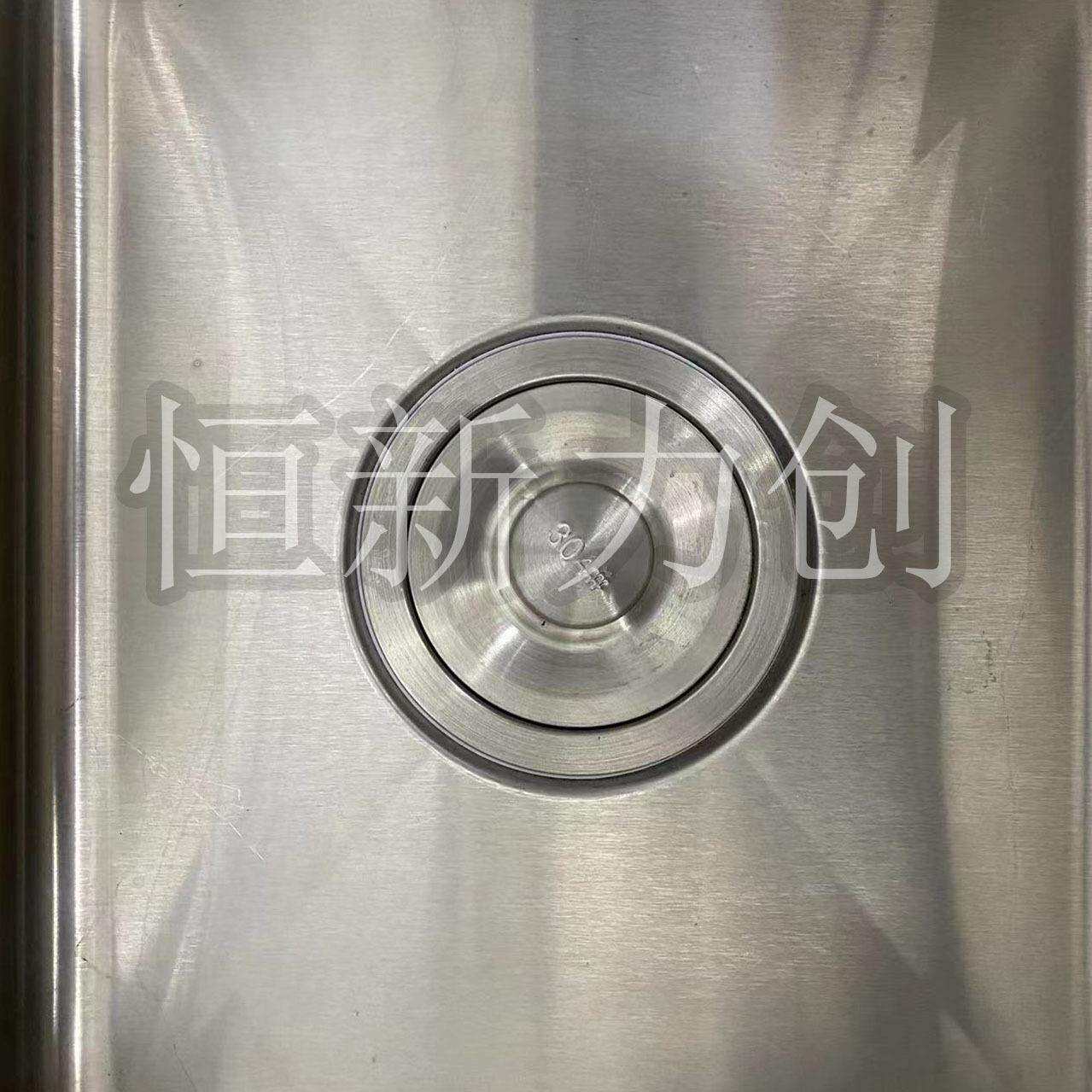 商用不锈钢预进间洗刷台洗手池挂墙式星池