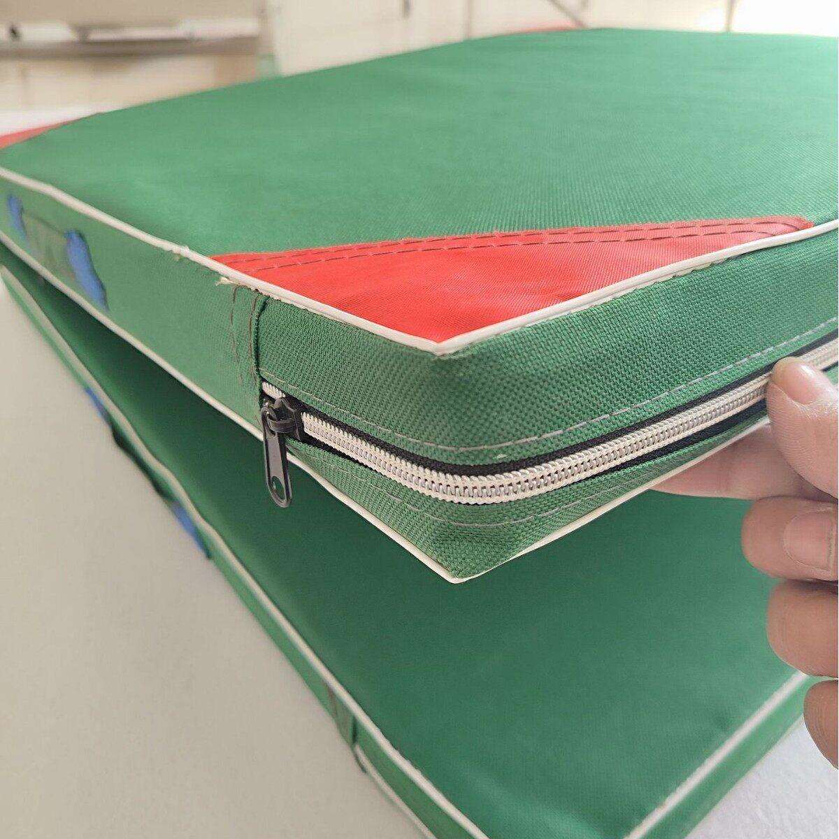 体操垫套 跳垫套 学校珍珠棉垫子折叠帆布学生中考仰卧起坐训练图片