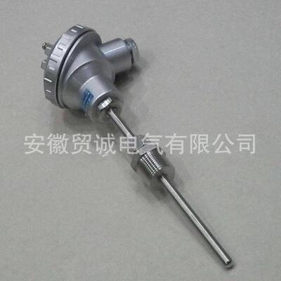 皖贸诚 K型热电偶WRN-430/WRN2-330固定法兰/螺纹安装