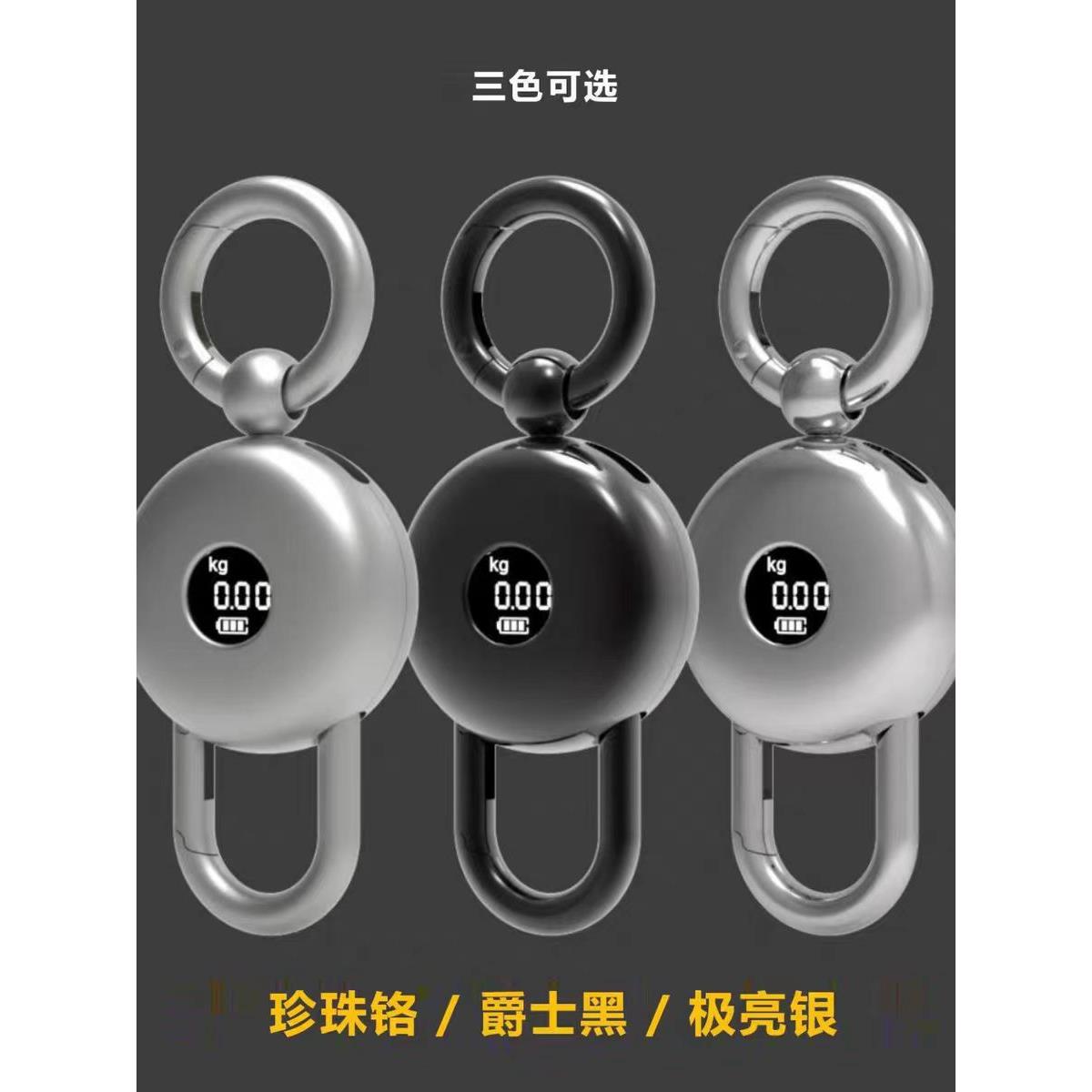 称克手提电子秤便携式钥匙扣卖菜手提称行李弹簧秤食物克重