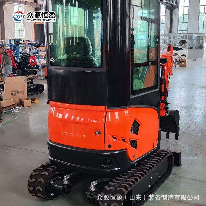 ZYAC12型挖掘机现货出口 果园农场多用途小挖掘机微型挖土挖掘机