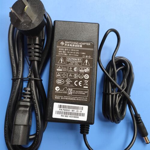 福佳FJ-SW20172401500CD FJ-SW2003L2401500T电源适配器24V1500MA