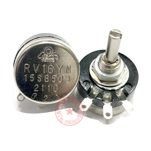 日本原装TOCOS单圈碳膜精密电位器 RV16YN15S B503 50K 0.25W