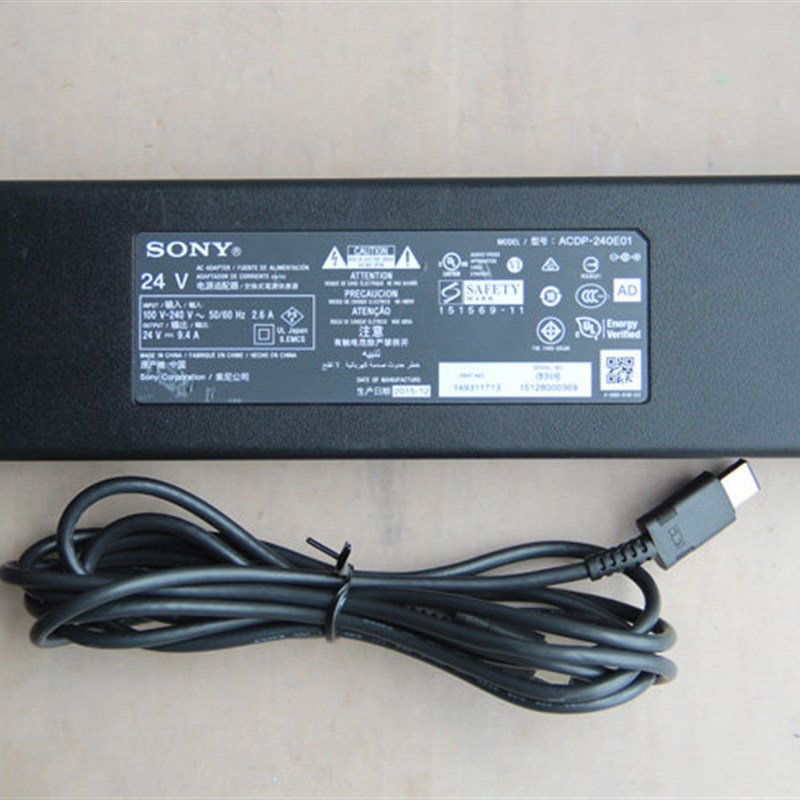 SONY索尼电源适配器ACDP-240E01 原装液晶电视机电源 24V9.4A变压