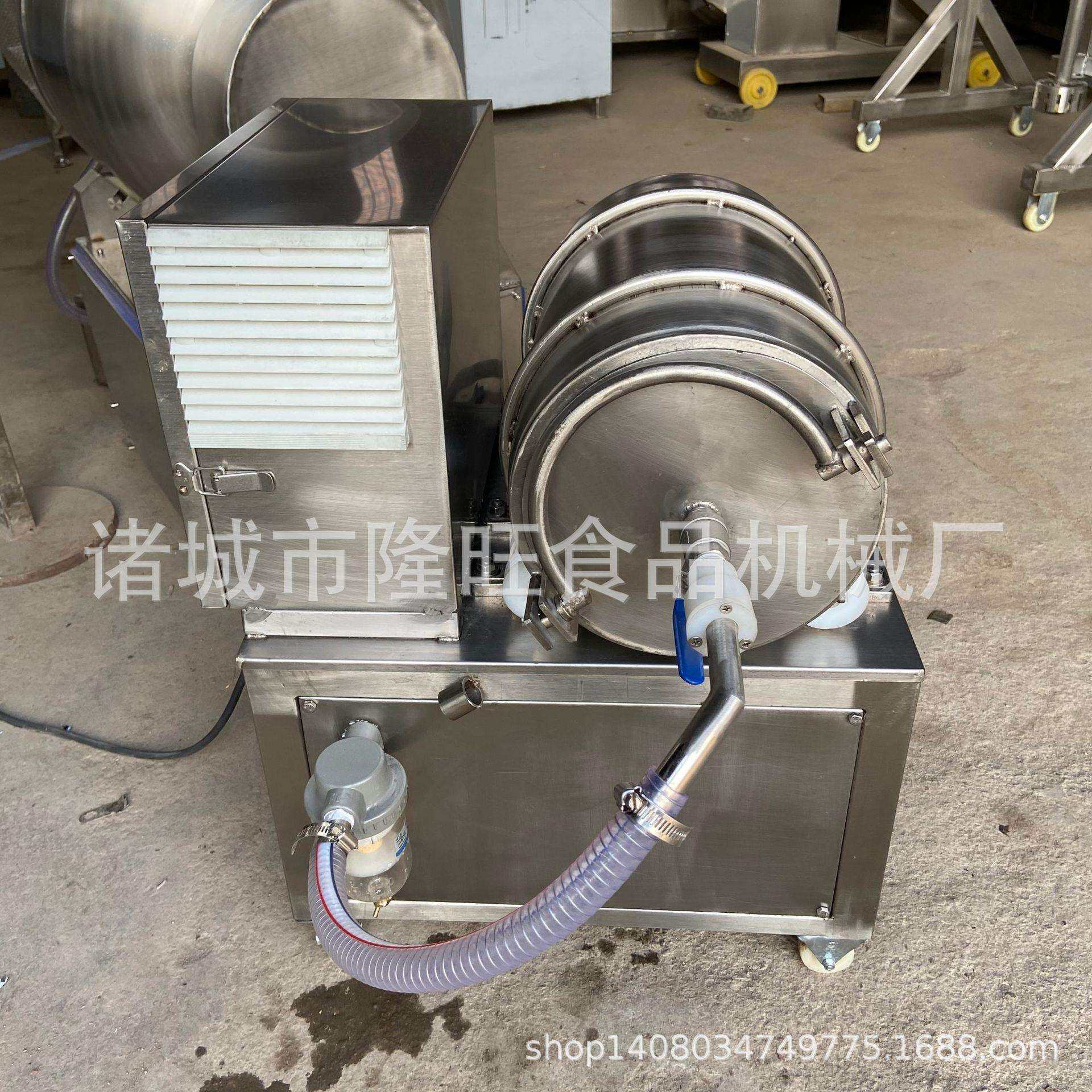 食品研发实验室真空滚揉机10L鸡肉羊肉 牛肉腌制调味混合搅拌设备