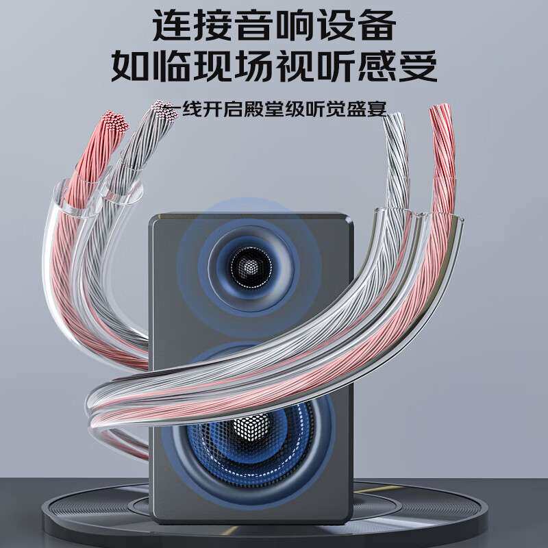 音频线 音响线 音箱线  发烧级 增强型屏蔽抗干扰纯铜200芯100米