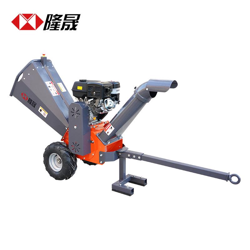 X850果园枝条破碎机树枝杂草秸秆粉碎机园林枯木树叶碎木机汽油款