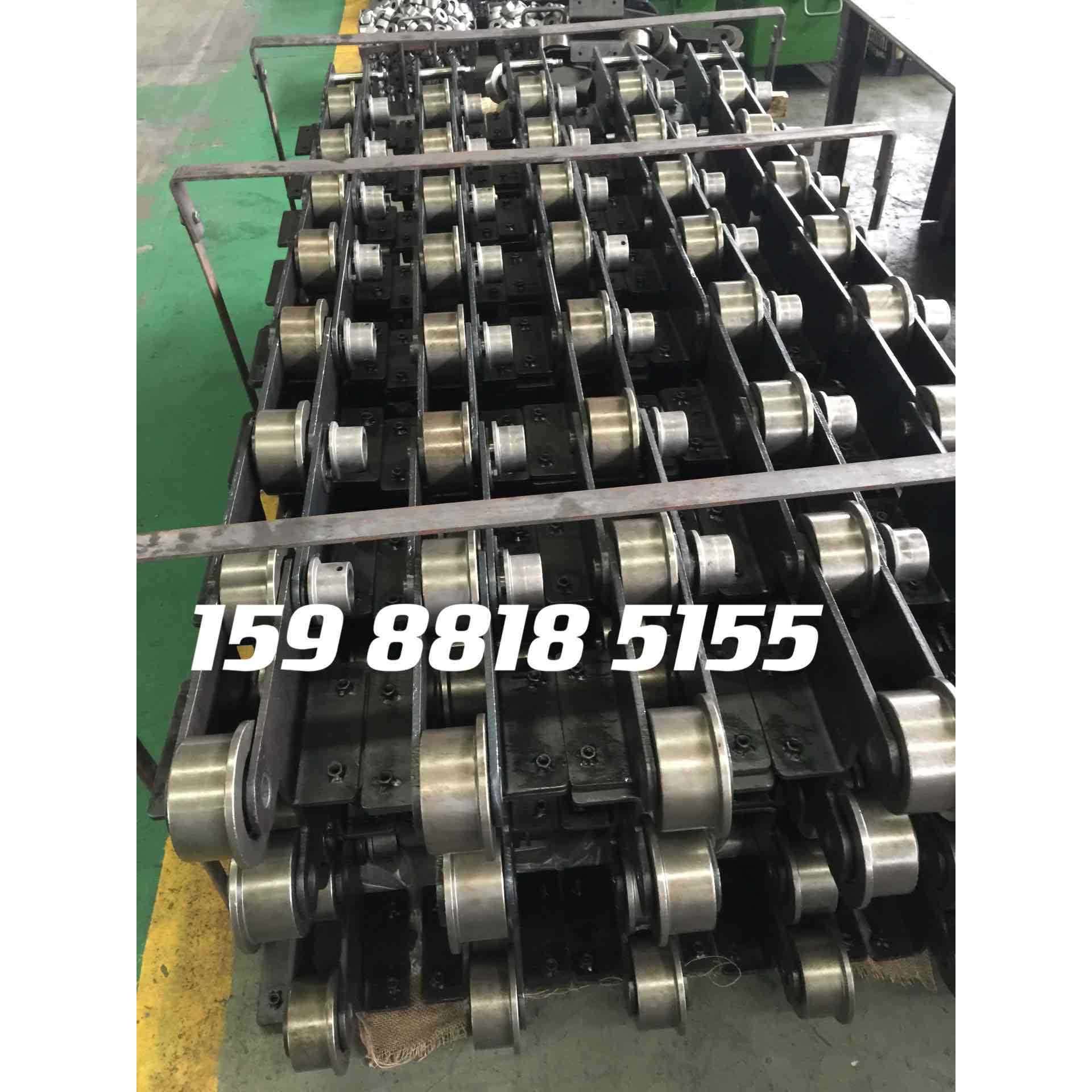 304不锈钢链条输送机链条双节距弯板非标传动链不锈钢滚子链c2082