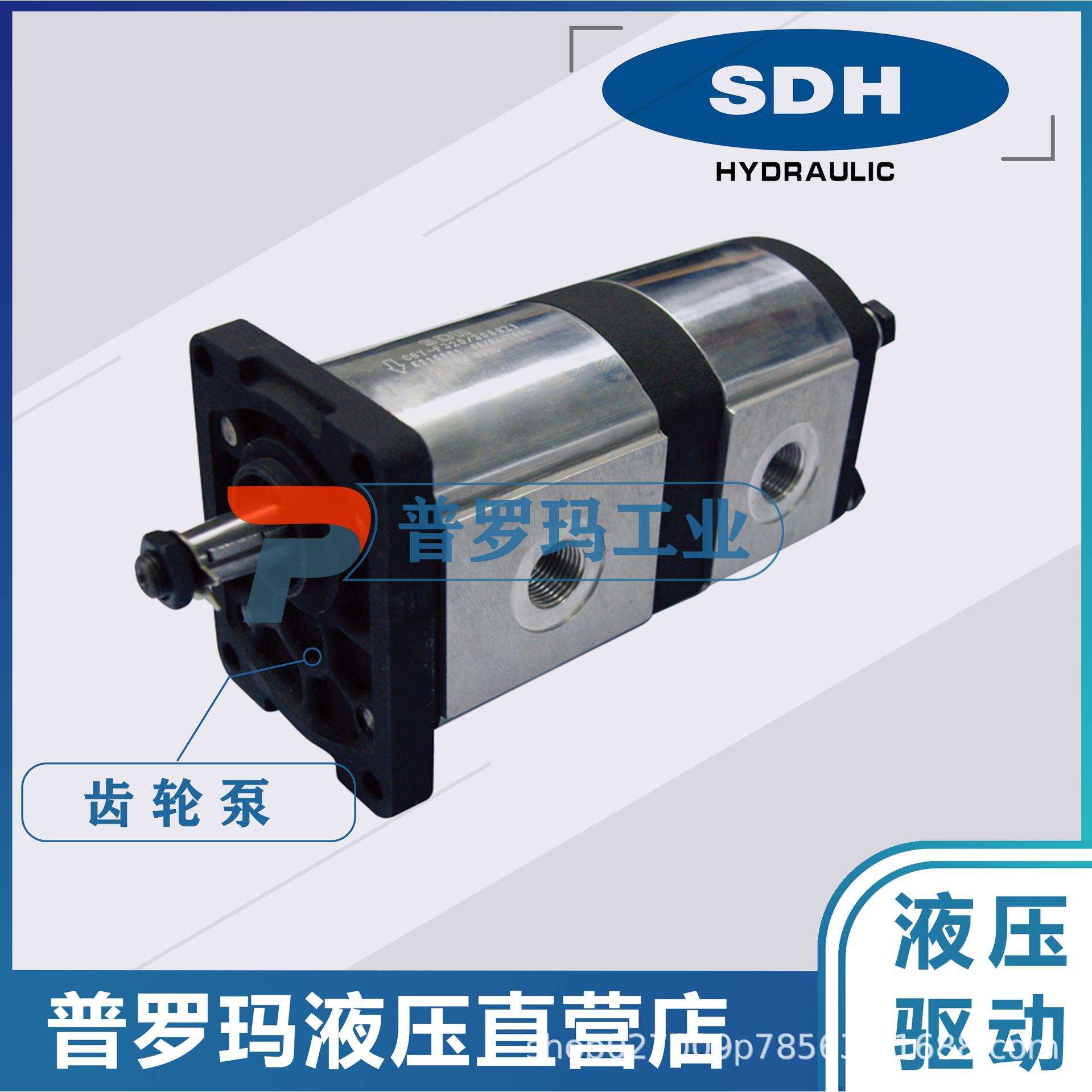 SDH齿轮泵液压泵双联油泵CBDa-F410 CBDa-F416 CBDa-F425