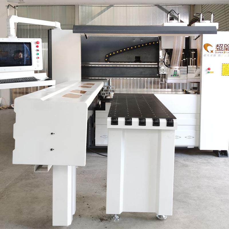 多功能木工板式家具数控六面钻橱柜门板打孔加工开料机械设备大全