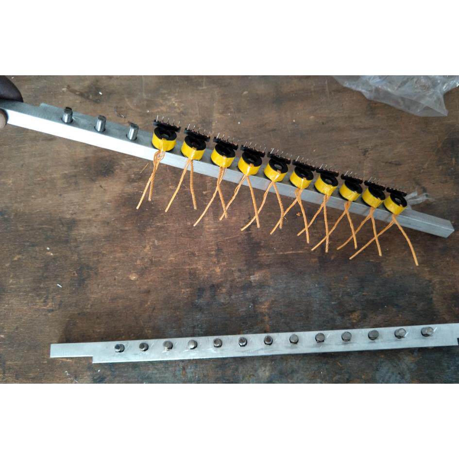 高低频变压器焊锡机浸锡夹具焊锡治具带飞线变压器浸锡夹具治具