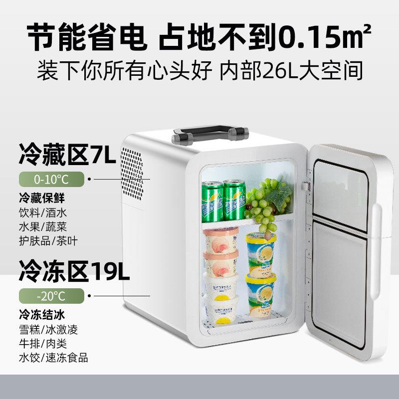 SAST迷你小冰箱宿舍出租房小型母乳租房单人用冷冻冷藏保鲜箱两用