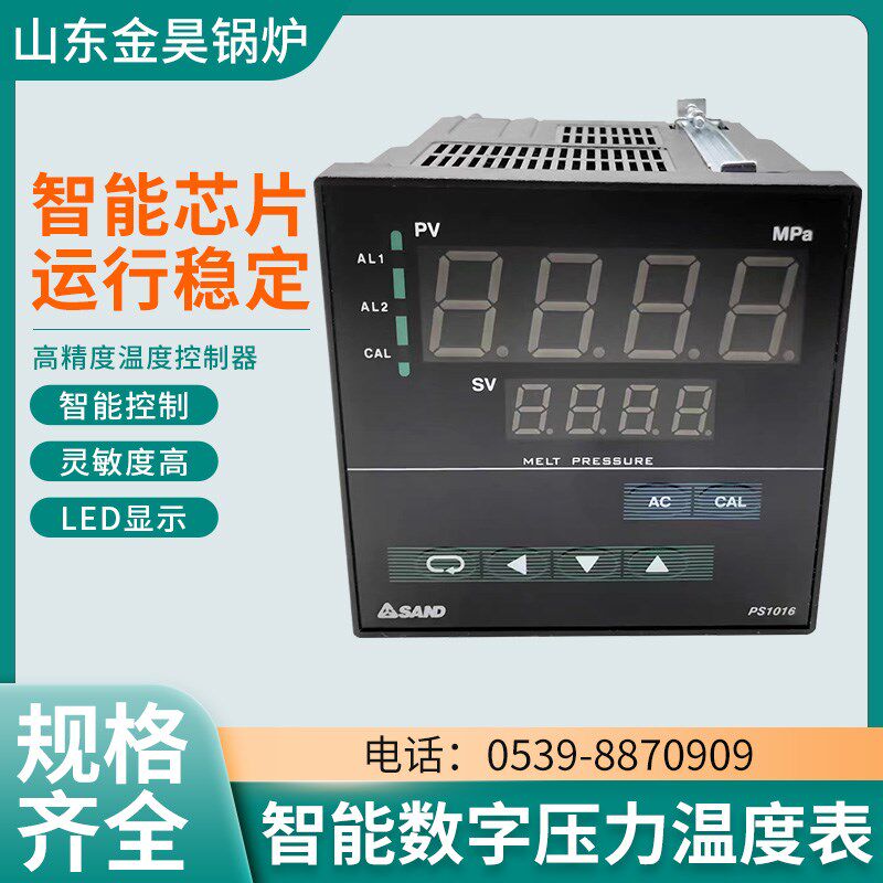 先达SAND PS1016T系列智能数字压力温度表(高温熔体压力温度专用)