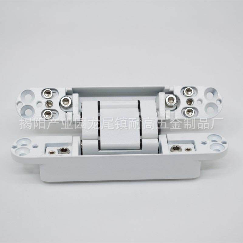 直销暗铰链十字 三维可调隐形合页 防盗门暗铰链3D可调节铰链厂家
