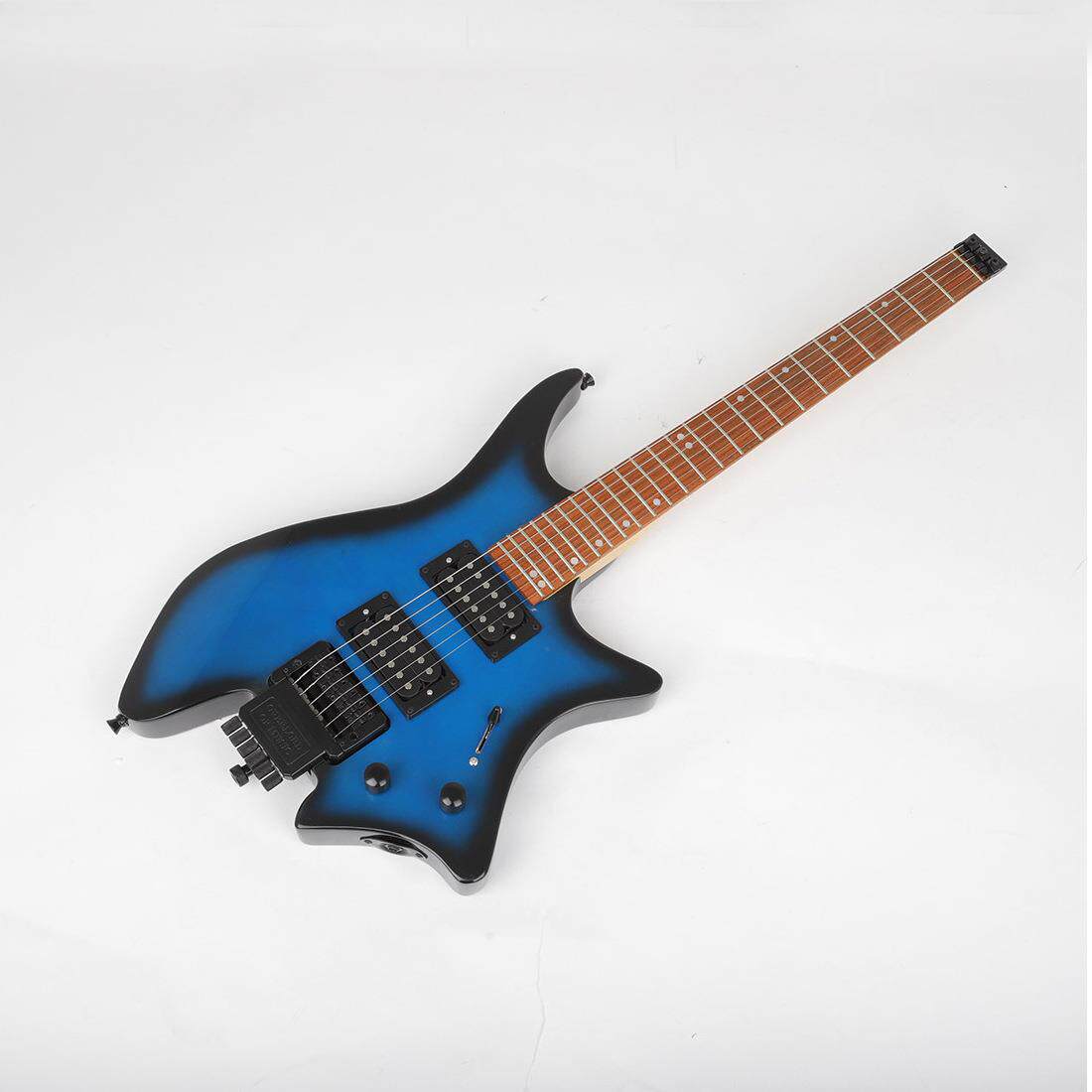 双拾音器无头电吉他多种曲风自带锁弦模式guitar配音响演奏吉他