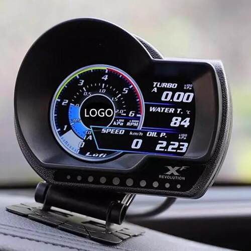 LUFI XF OBD2 汽车数字涡轮增压油压油温转速电压真空表赛车仪表