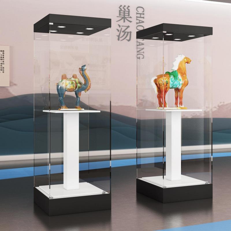 博物馆展示柜珠宝首饰玉器玻璃单品展示柜陈列柜模型饰品工厂