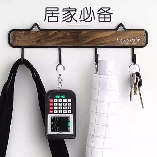 贝雅手提电子秤便携式验钞高精度家用弹簧秤快递称买菜小型手提秤