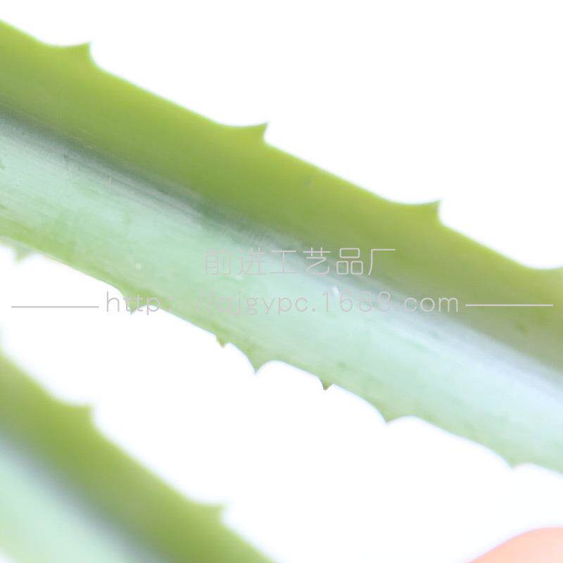 软胶材料手感长叶芦荟真绿植盆栽沙生植物多肉绿植假植物