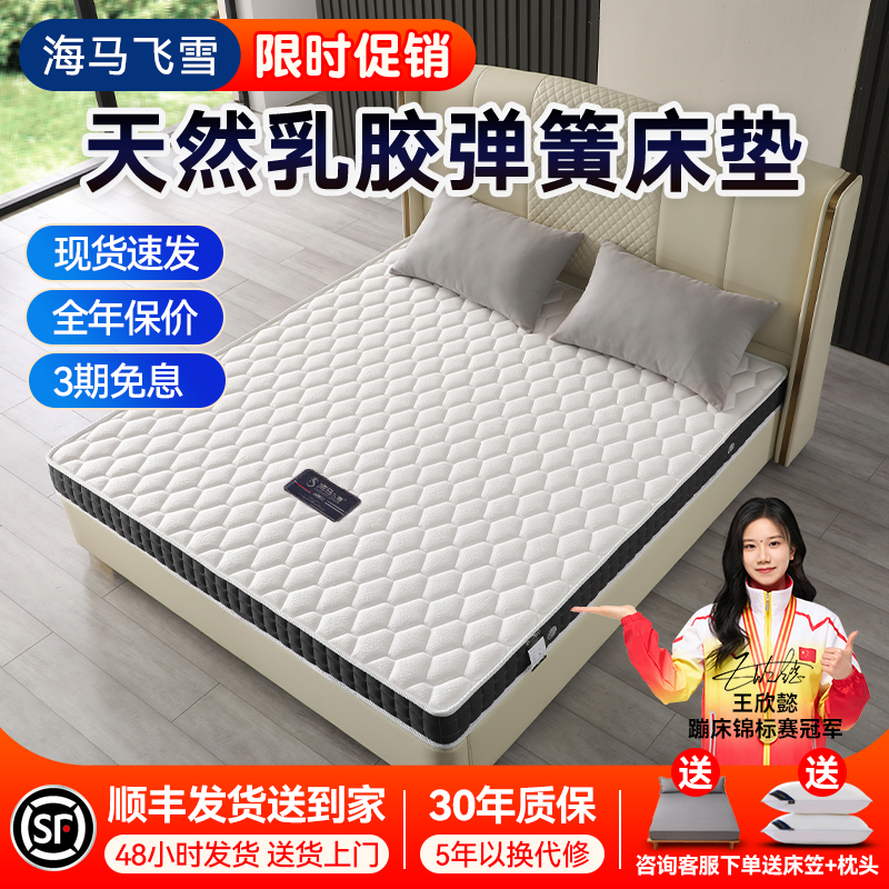 薄款家用弹簧软硬双面床垫