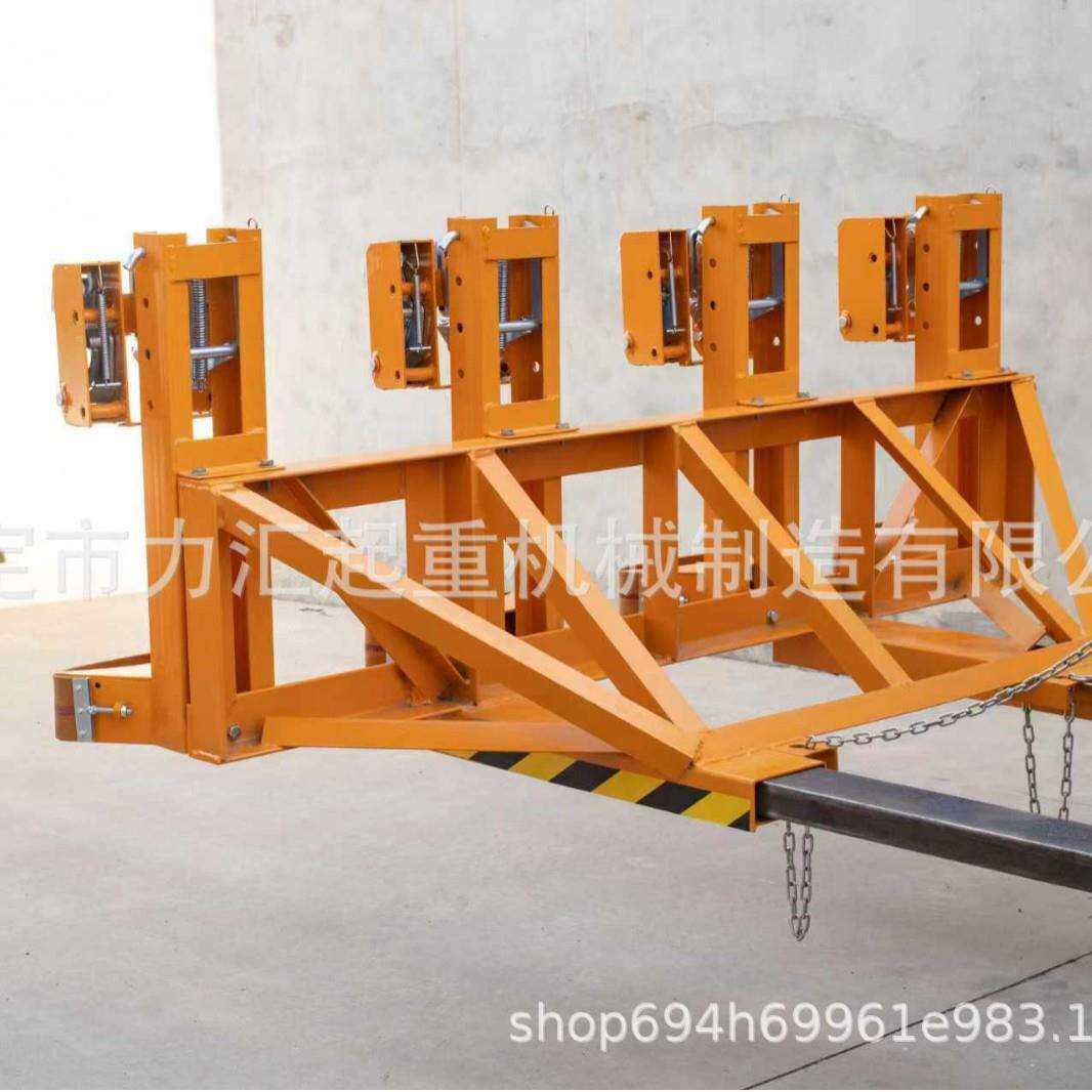 专用双四鹰油桶夹子轻桶嘴搬运铁装叉车卸抱抓塑料桶器夹具重型
