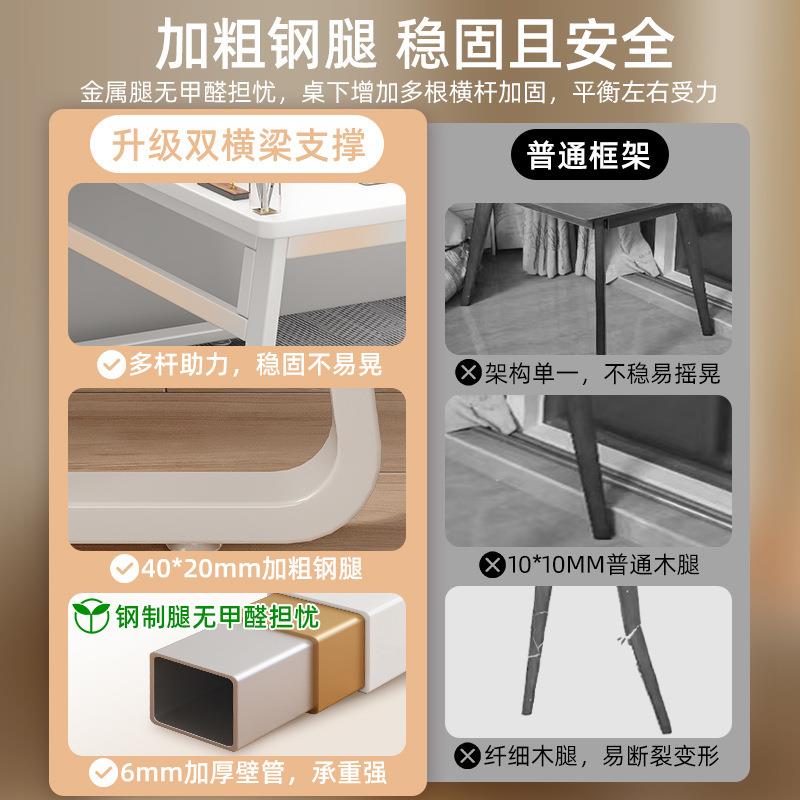 书桌学生学习写字桌电脑桌台式卧室家用女生奶油风小户型简易桌子