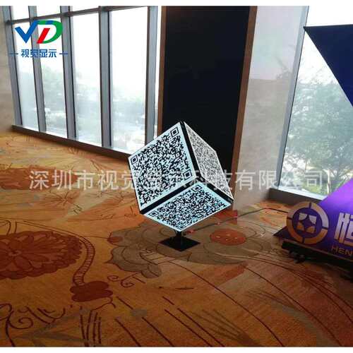 LED魔方屏 LED4/5立体屏 远程发布数据多面展示屏