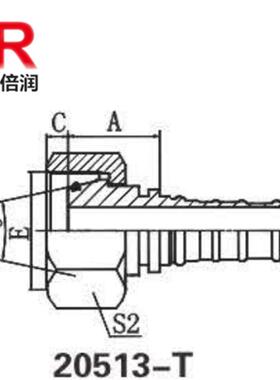 供应永华标准接头扣压接头20513配6层钢丝高压油管