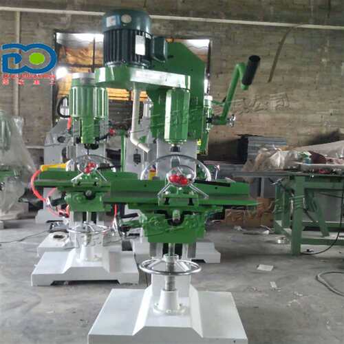 木质门窗榫眼打眼机Wood mortise machine电动木材家具钻孔开榫机