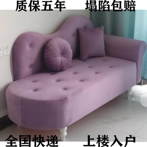 沙发客厅简易贵妃椅卧室小沙发三人布艺出租房服装店榻房间小户型