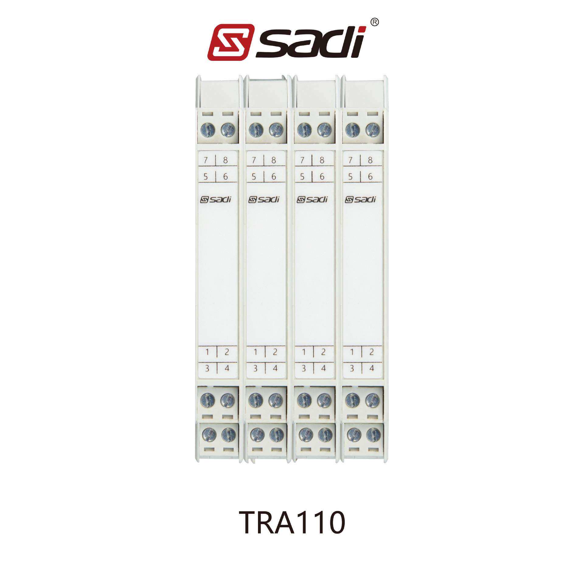 TRA110导轨安装式智能温度变送器/热电阻输入/拨码开关设置量程