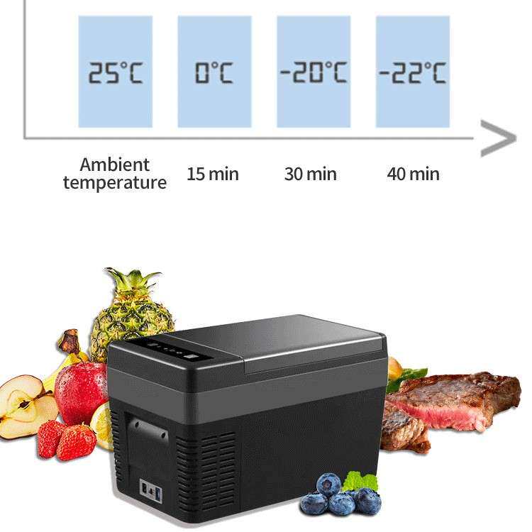 压缩机车载冰箱大容量车家户外冷藏冷冻分区12V24V便携式小型冰柜