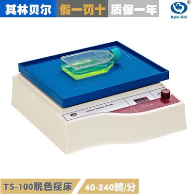 其林贝尔TS-100脱色摇床数显水平回旋摇床实验室可调速40-240转分
