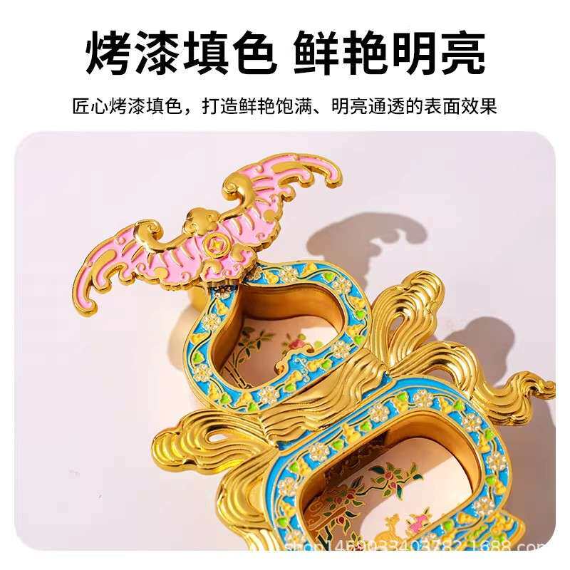 葫芦壁灯磁控冰箱贴金属新年福禄寿创意冰箱贴马年过年送礼冰箱贴