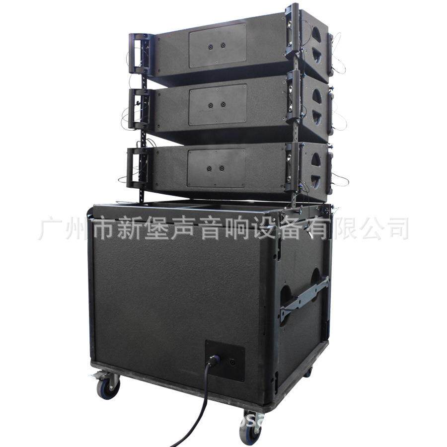 双10寸+单18寸线阵音响大型婚庆酒店学校演唱会防水舞台音箱套装