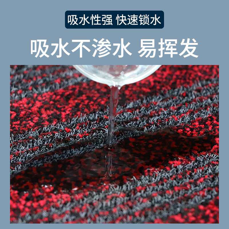 地垫办公室入户门吸水pvc防滑地毯脚垫商用现代简约地板家用玄关
