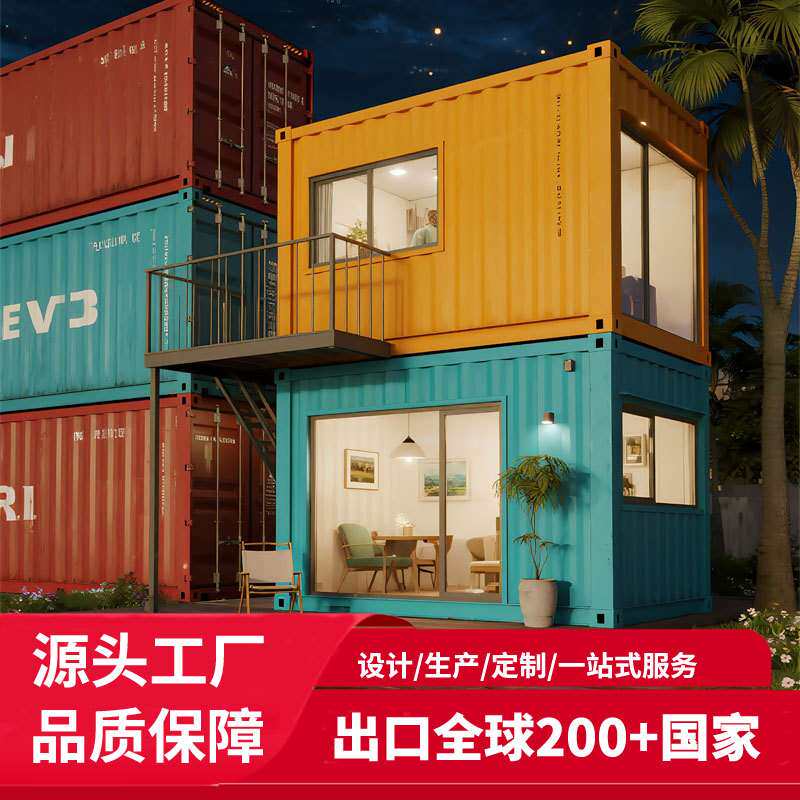 集装箱移动房住人商铺办公集装箱出租景区标准集装箱住人箱房改造