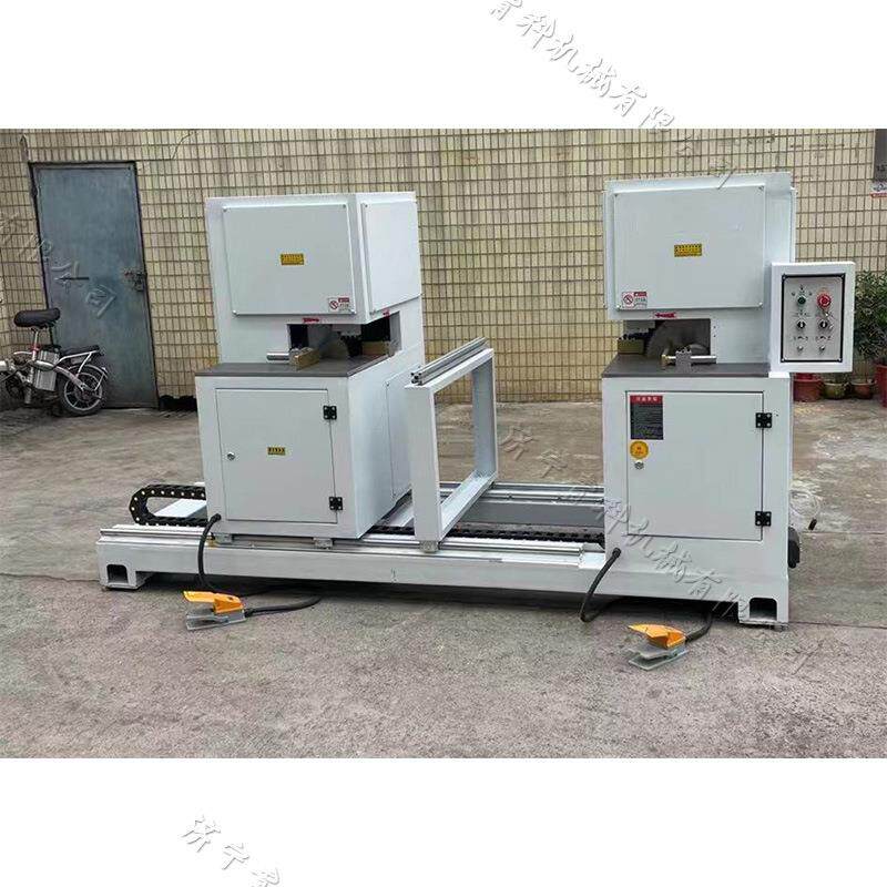 木工双端直角切角机橱柜门铝塑板90°内角机欧式家具板料切直角机