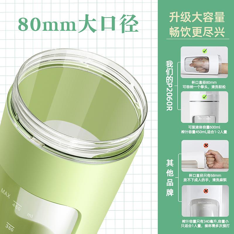 跨境榨汁机家电果汁水果机电动榨汁杯家用全自动便携式榨汁机