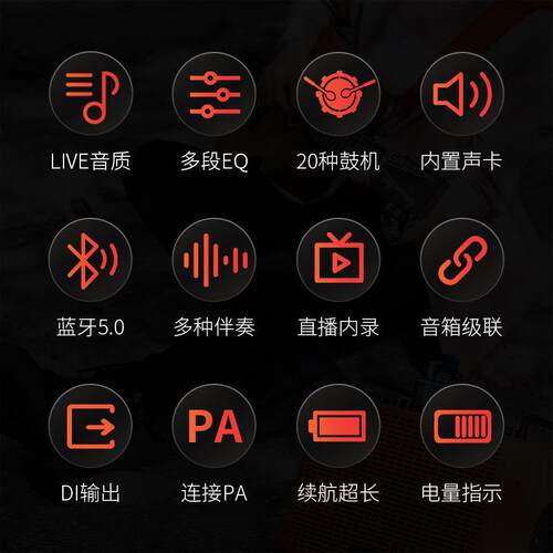 JOYO卓乐吉他音箱BSK40 80 150民谣电吉他户外演出弹唱专用音响