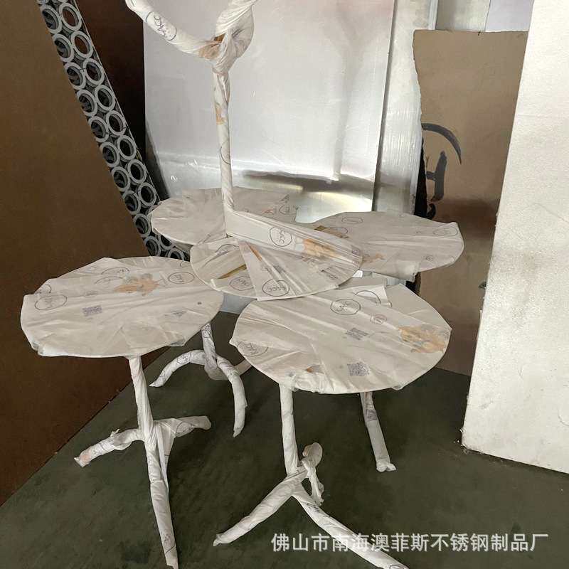 不锈钢镜面钛金展示架 小摊小商品首饰展示架 镜面圆型可折叠桌子