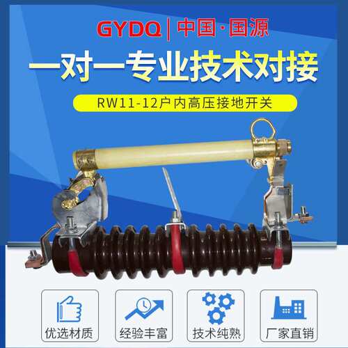 国源厂家RW11高压跌落式熔断器RW11-10/100A户外10KV陶瓷令克保险