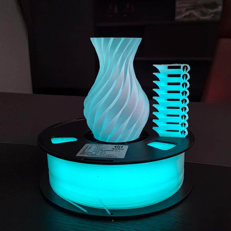 3d打印耗材PLA夜光不拉丝不堵头1.75mm高速打印机彩色荧光丝线材