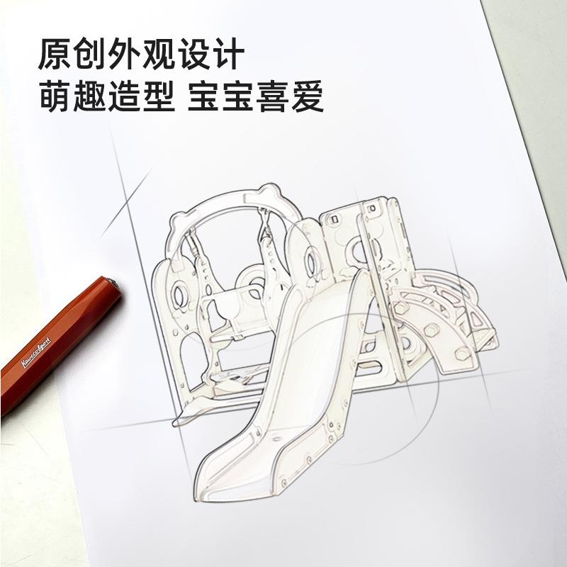 滑滑梯儿童室内家用2至10岁宝宝滑梯秋千三合一家庭多功能小型