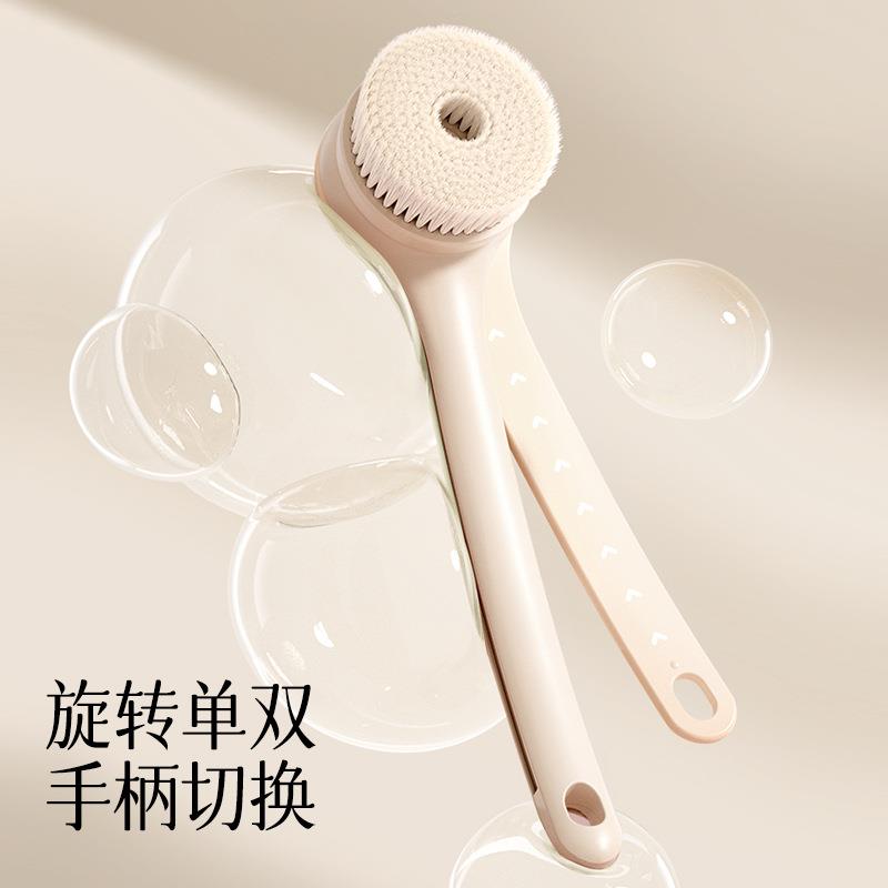 电动沐浴刷双柄搓背懒人搓澡全自动擦背后背洗澡刷子