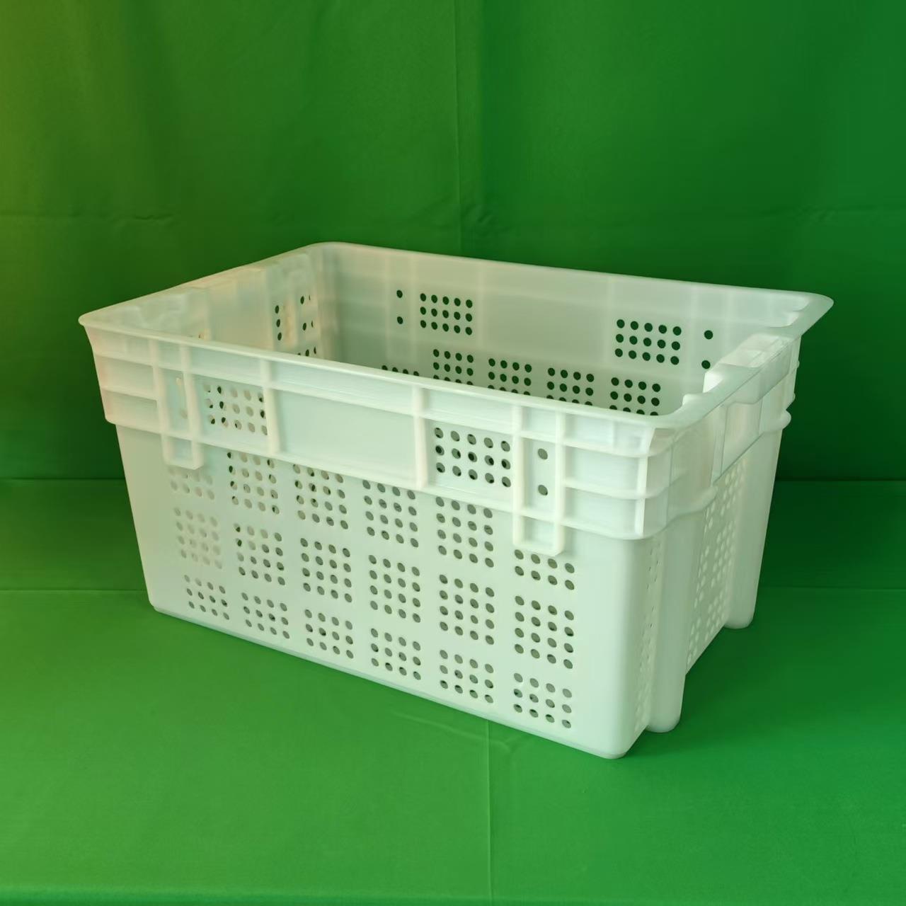 错位箱卖菜筐龙虾周转筐水果镂空仓库货框商用收纳箱送餐具筐