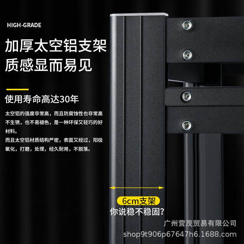 厨房置物架落地多层微波炉烤箱放锅架子带轮可移动储物架橱柜收纳