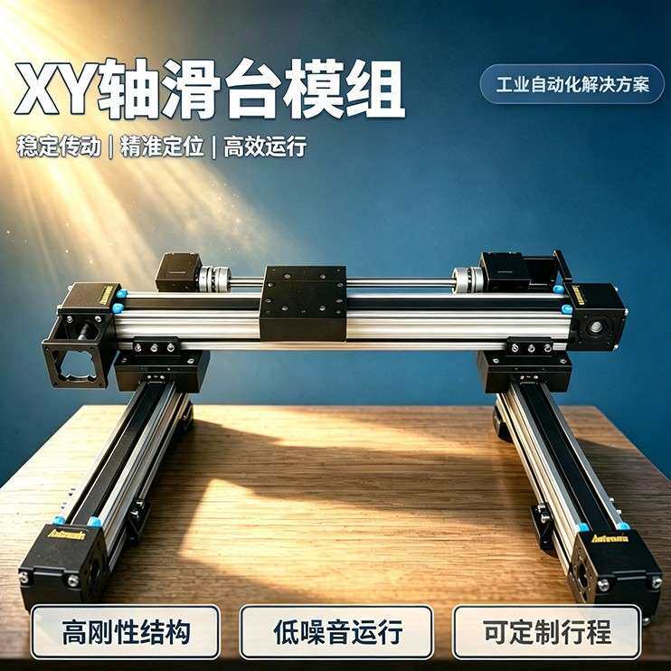 东莞奥铭XY龙门直线模组 可遥控定位滑台延时摄影线性同步带导轨