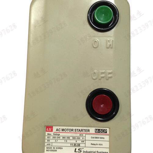 LS磁力启动器M-5CP/3马达开关380V 50HZ 2-4A/4-8A/8-16A电机开关