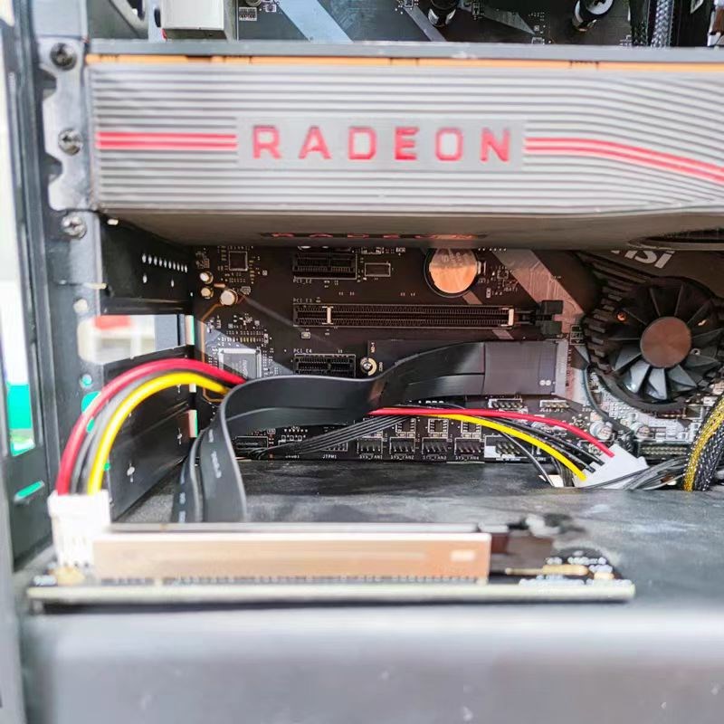 NVME转PCIE X16转接线M.2 -mkey转16x延长适配线m2接口外置显卡